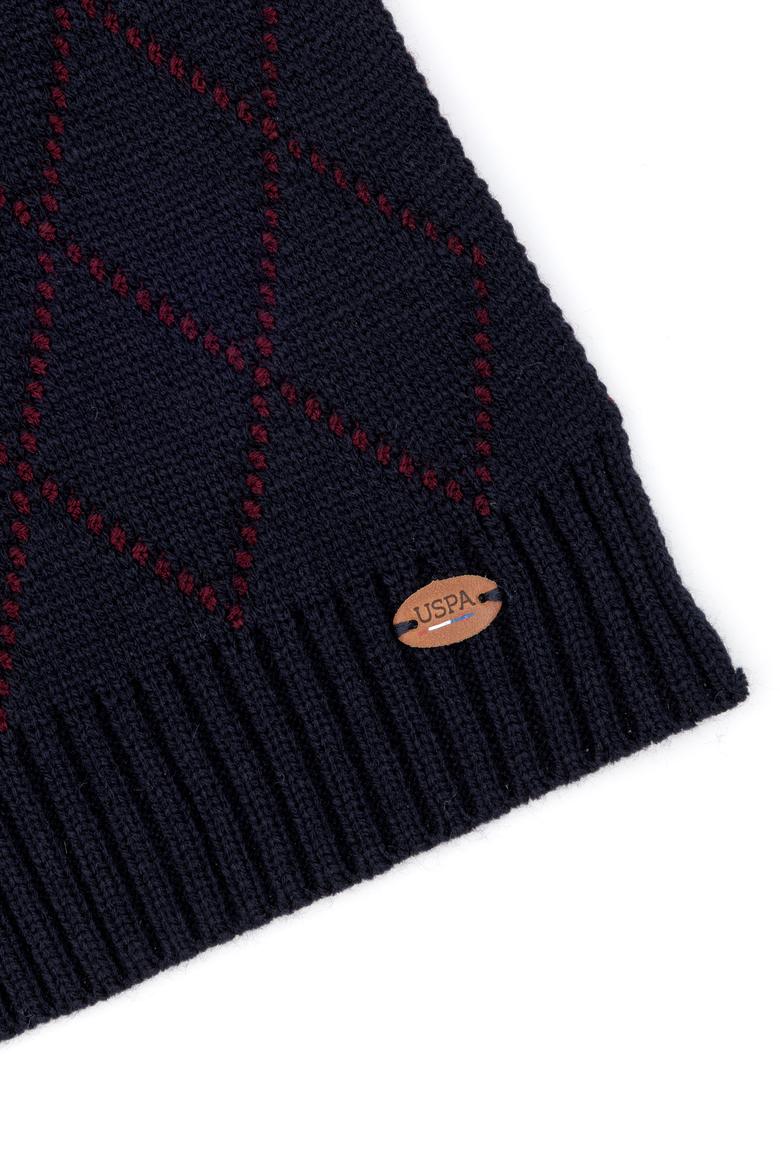 Erkek Lacivert Kaşkol