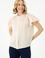 Kadın Ekru Kısa Kollu Gömlek