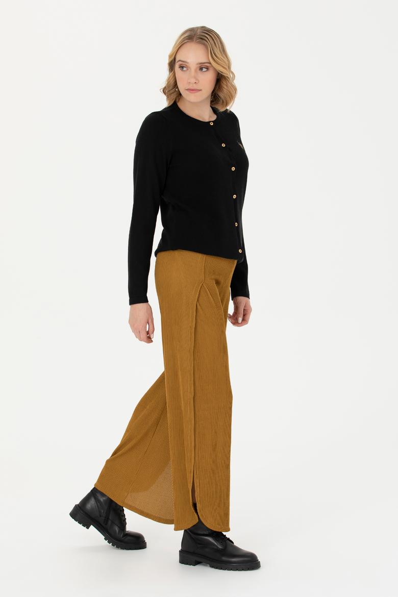 Kadın Siyah Basic Triko Hırka - 50269008034