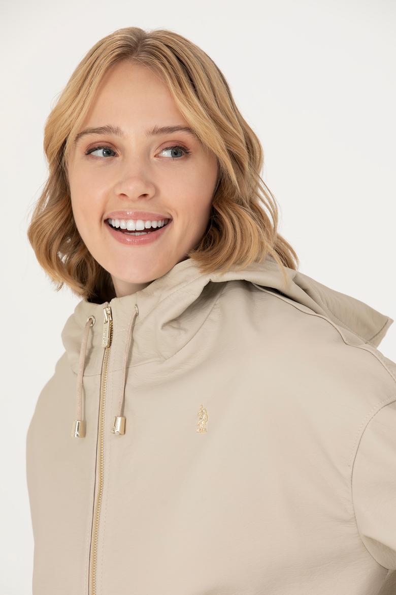 Kadın Taş Deri Ceket - 50278988001