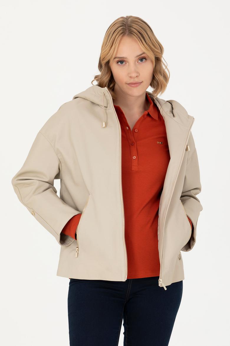 Kadın Taş Deri Ceket