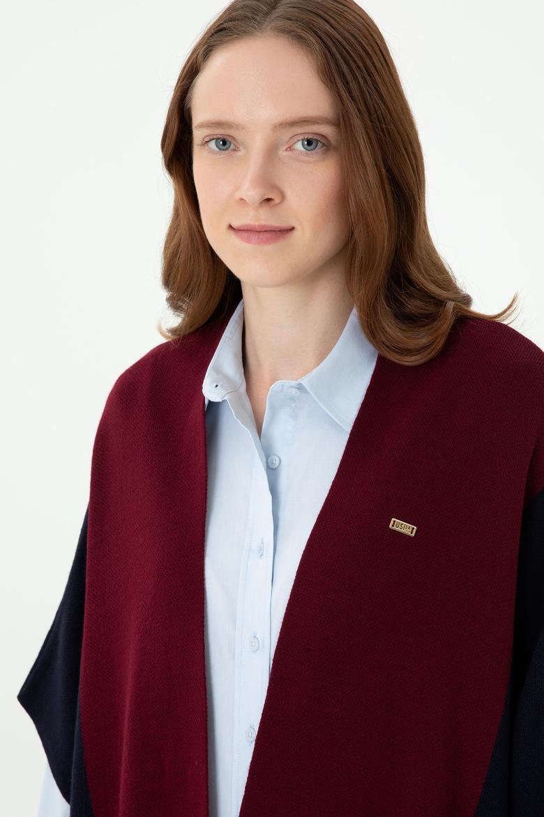 Kadın Lacivert Triko Panço - 50272074001