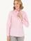 Kadın Açık Pembe Uzun Kollu Basic Gömlek