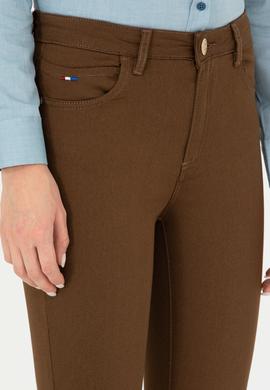 Kadın Koyu Camel Pantolon - 50271910051