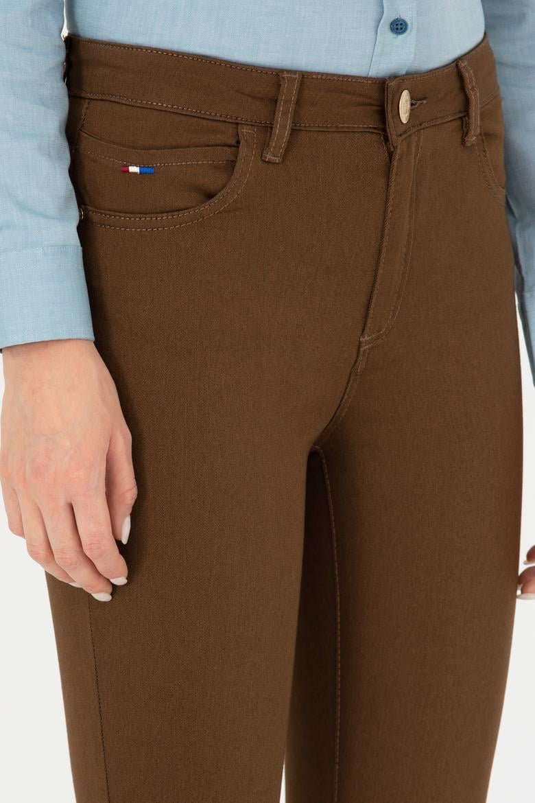 Kadın Koyu Camel Pantolon - 50271910051