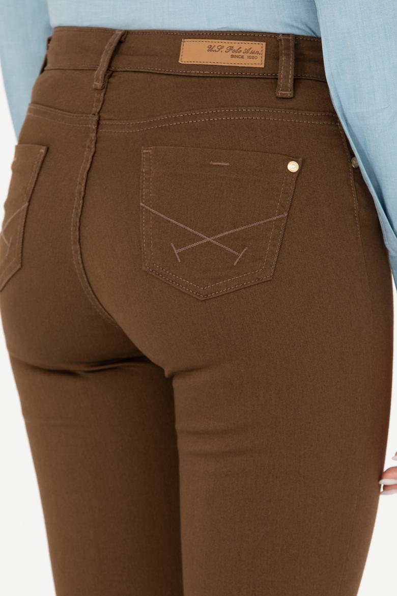 Kadın Koyu Camel Pantolon - 50271910051