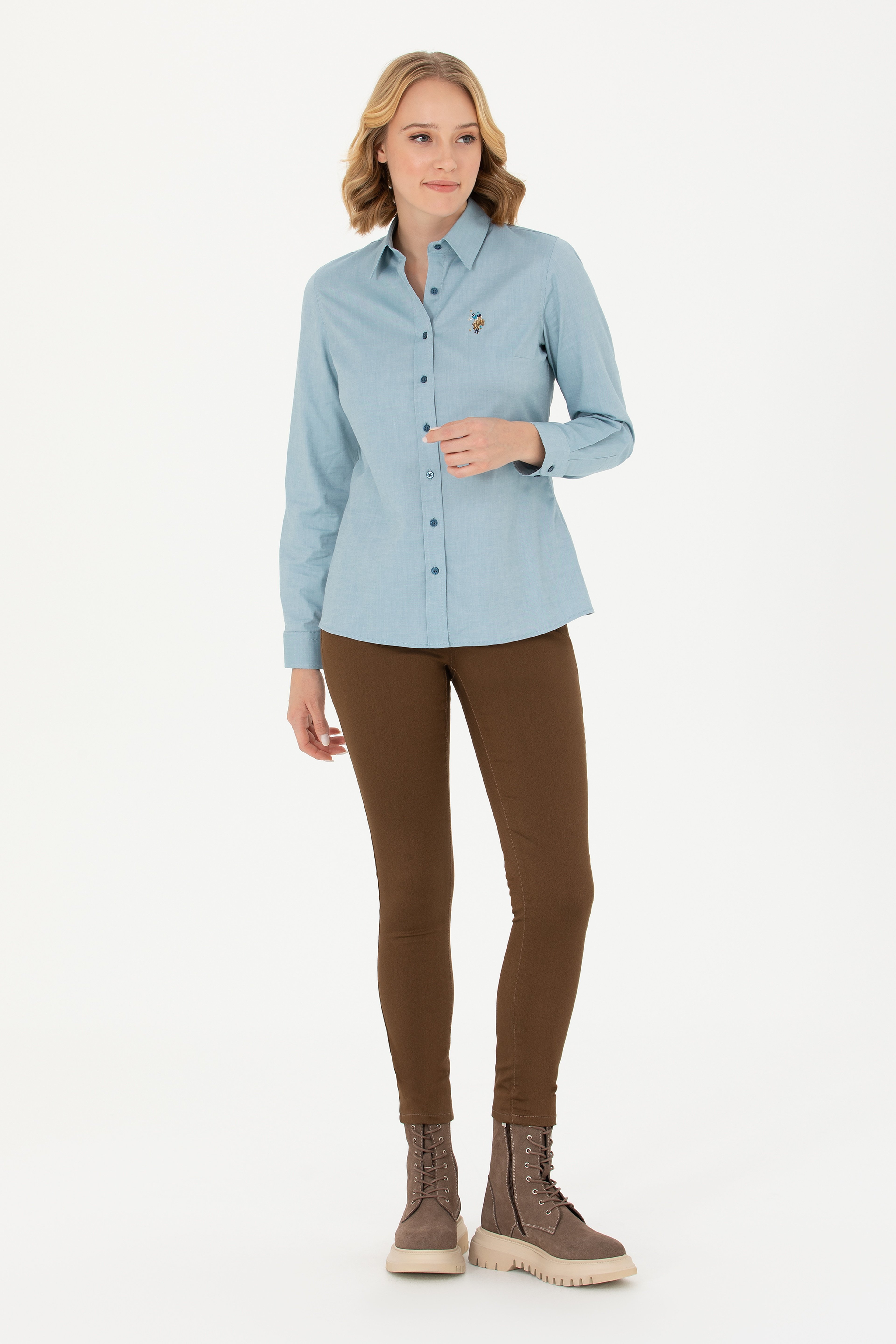 Kadın Koyu Camel Pantolon - Image 3