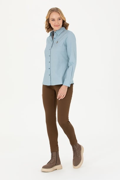 Kadın Koyu Camel Pantolon