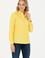 Kadın Sarı Uzun Kollu Basic Gömlek