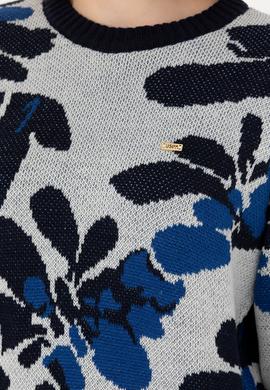 Kadın Krem Bisiklet Yaka Kazak - 50272036013