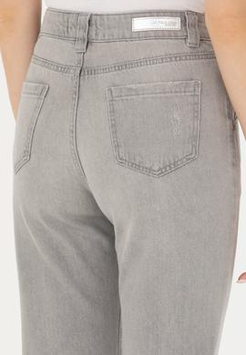 Kadın Gri Jean Pantolon - 50272277012