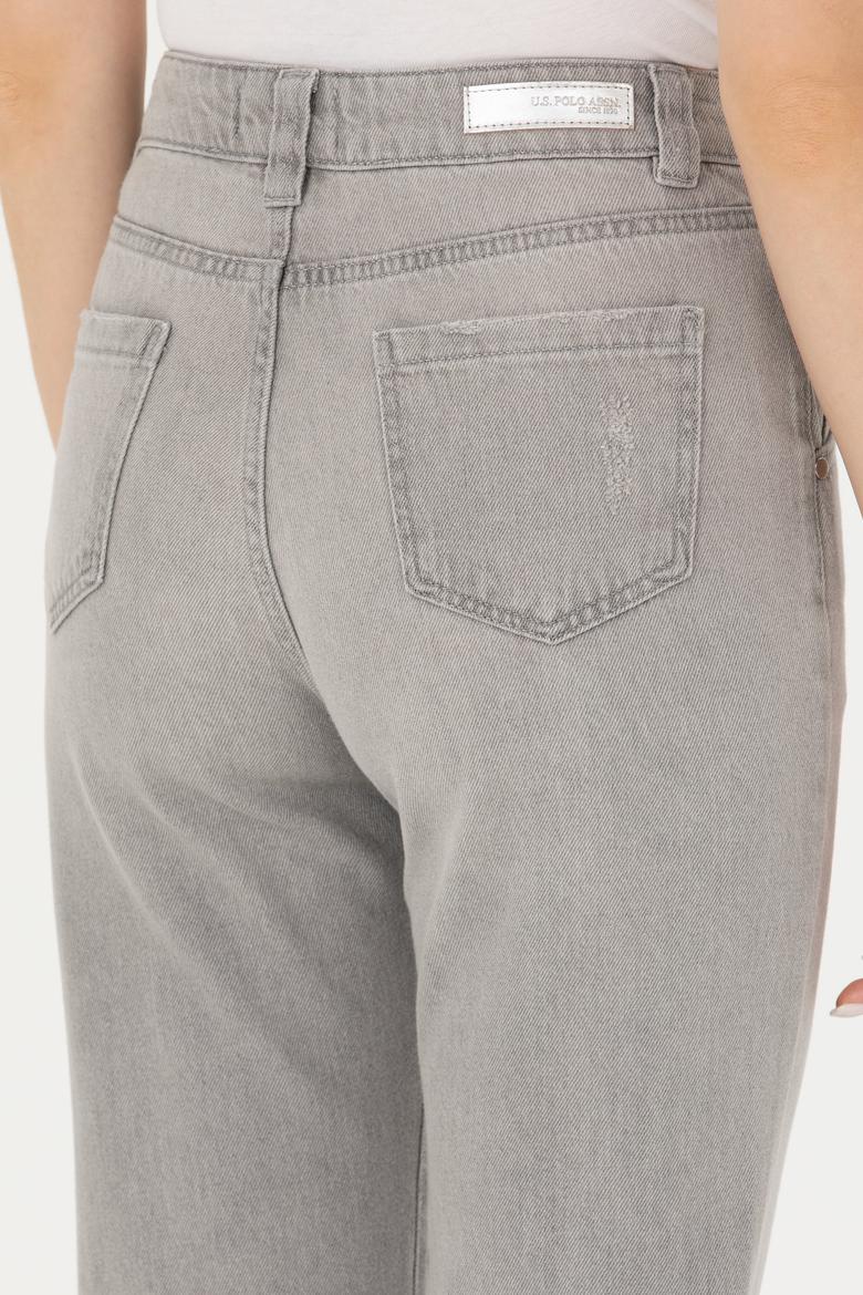 Kadın Gri Jean Pantolon - 50272277012