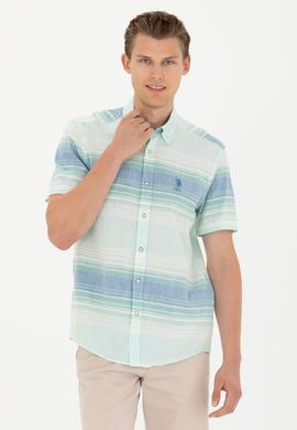 Erkek Saks Kısa Kollu Gömlek - 50263825033