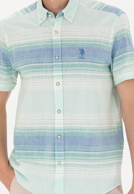 Erkek Saks Kısa Kollu Gömlek - 50263825033