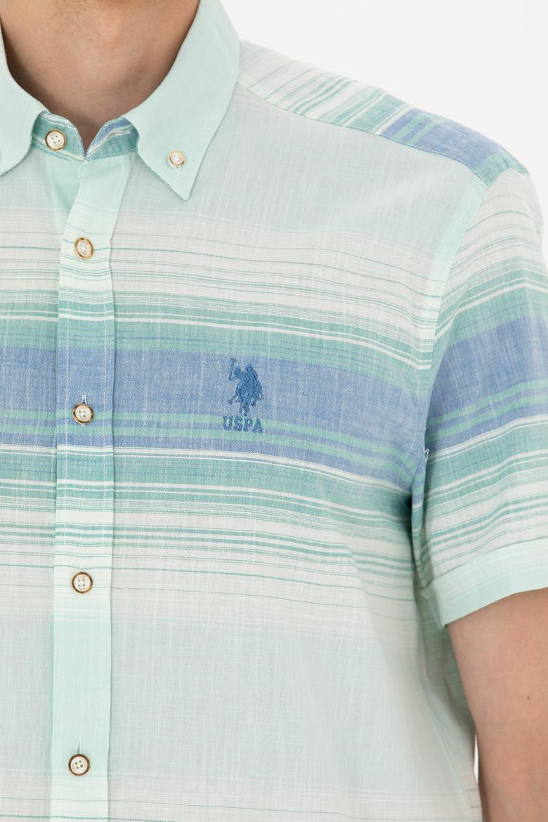 Erkek Saks Kısa Kollu Gömlek - 50263825033