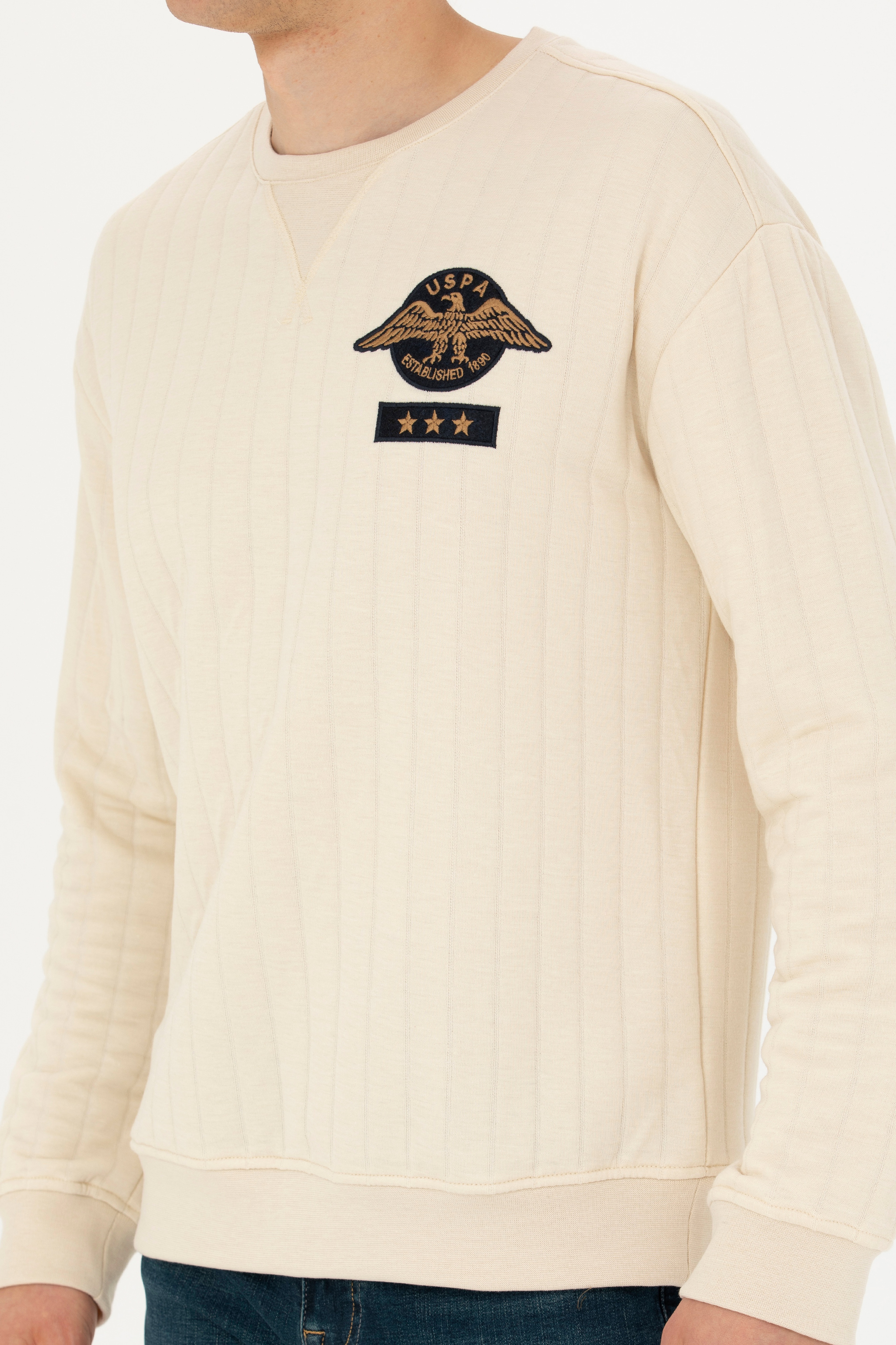 Erkek Taş Sweatshirt - Image 6