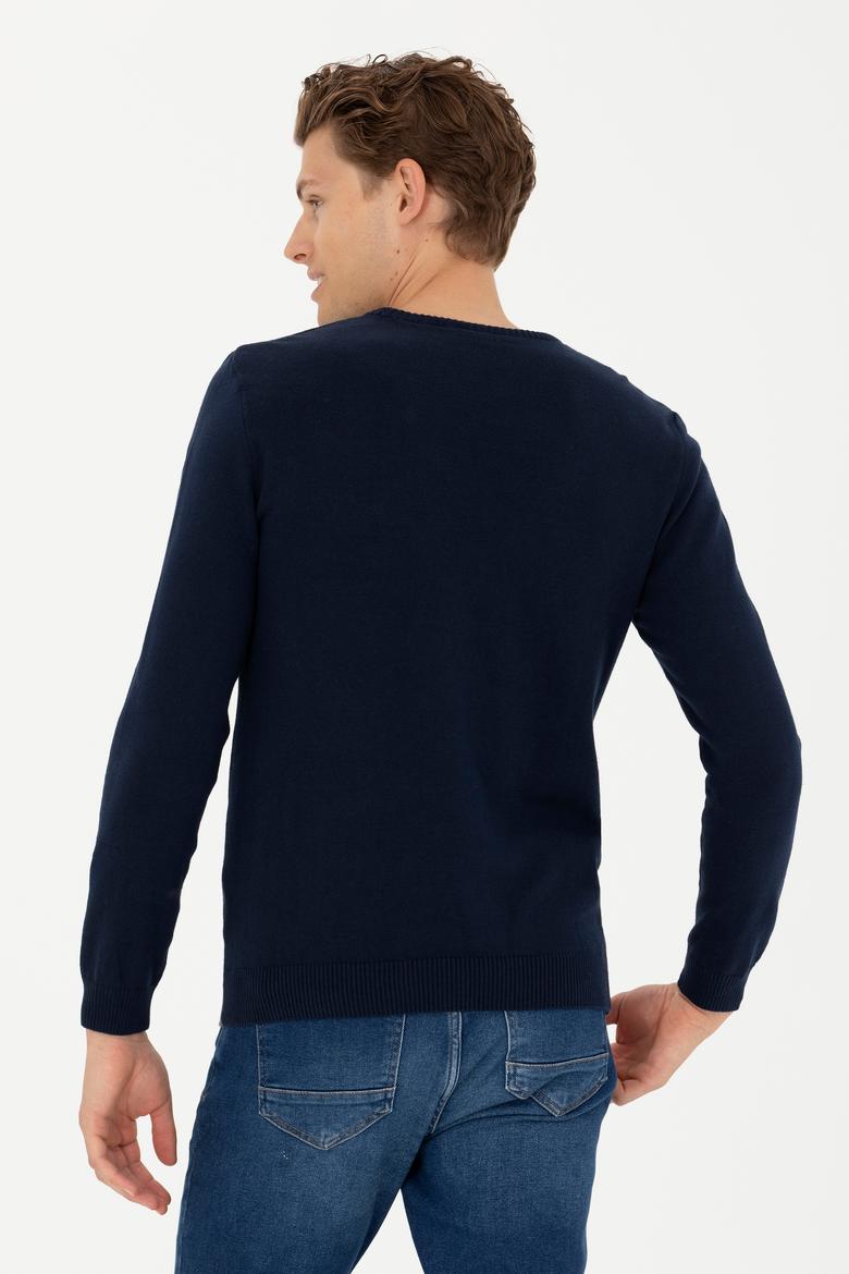 Erkek Lacivert Kazak - 50272123001