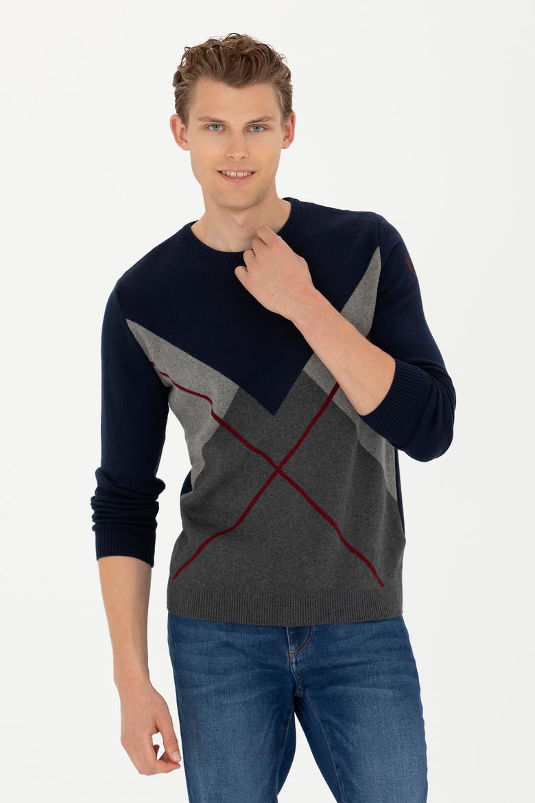 Erkek Lacivert Kazak - 50272123001