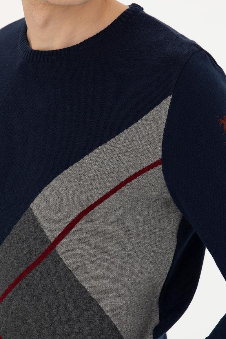 Erkek Lacivert Kazak - 50272123001