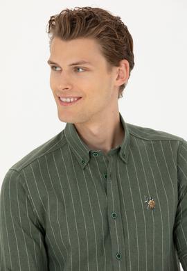 Erkek Yeşil Uzun Kollu Gömlek - 50272687030