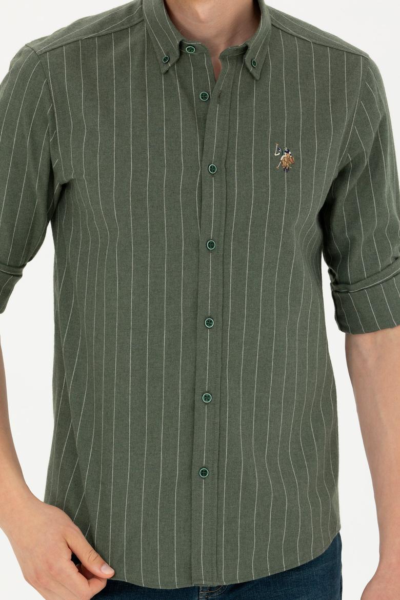 Erkek Yeşil Uzun Kollu Gömlek - 50272687030