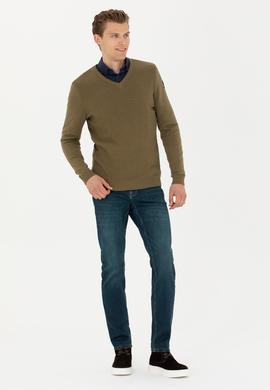 Erkek Haki Kazak - 50277090023