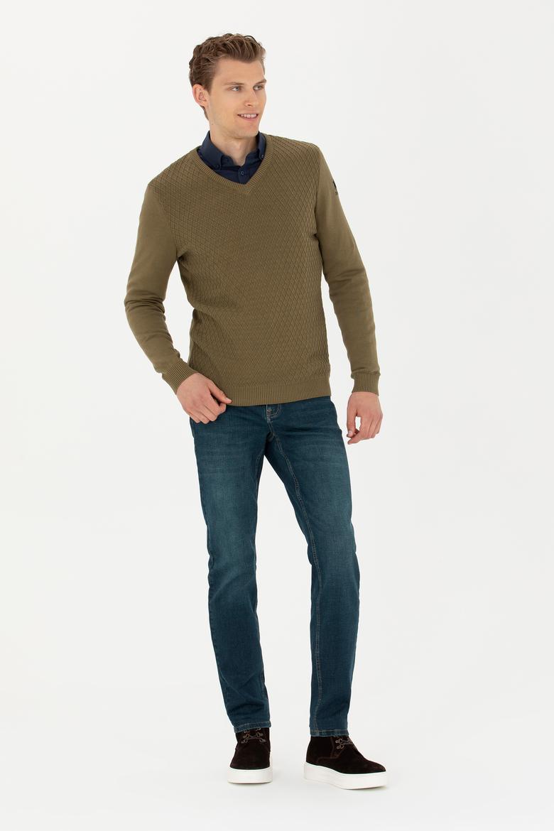 Erkek Haki Kazak - 50277090023