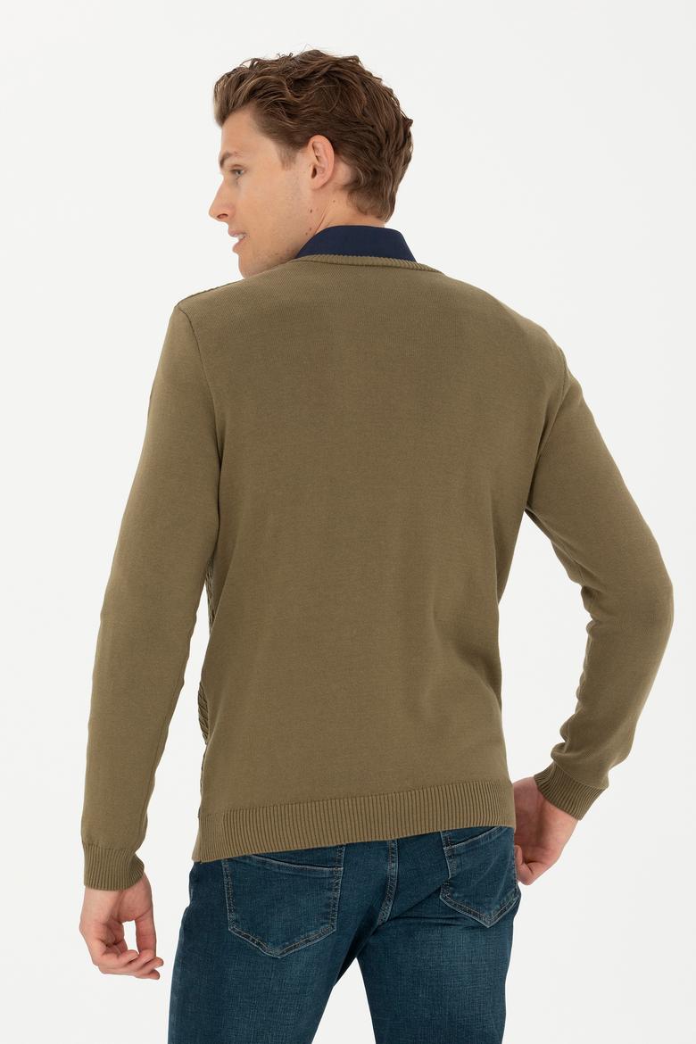 Erkek Haki Kazak - 50277090023