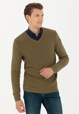 Erkek Haki Kazak - 50277090023