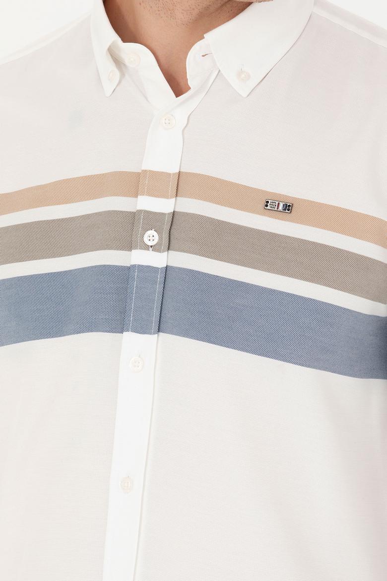 Erkek Krem Uzun Kollu Gömlek - 50279548010