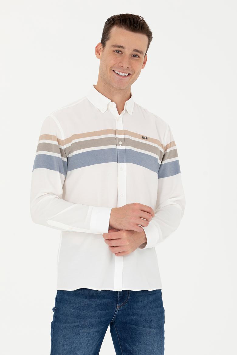 Erkek Krem Uzun Kollu Gömlek - 50279548010