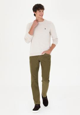 Erkek Haki Kanvas Pantolon - 50272268083