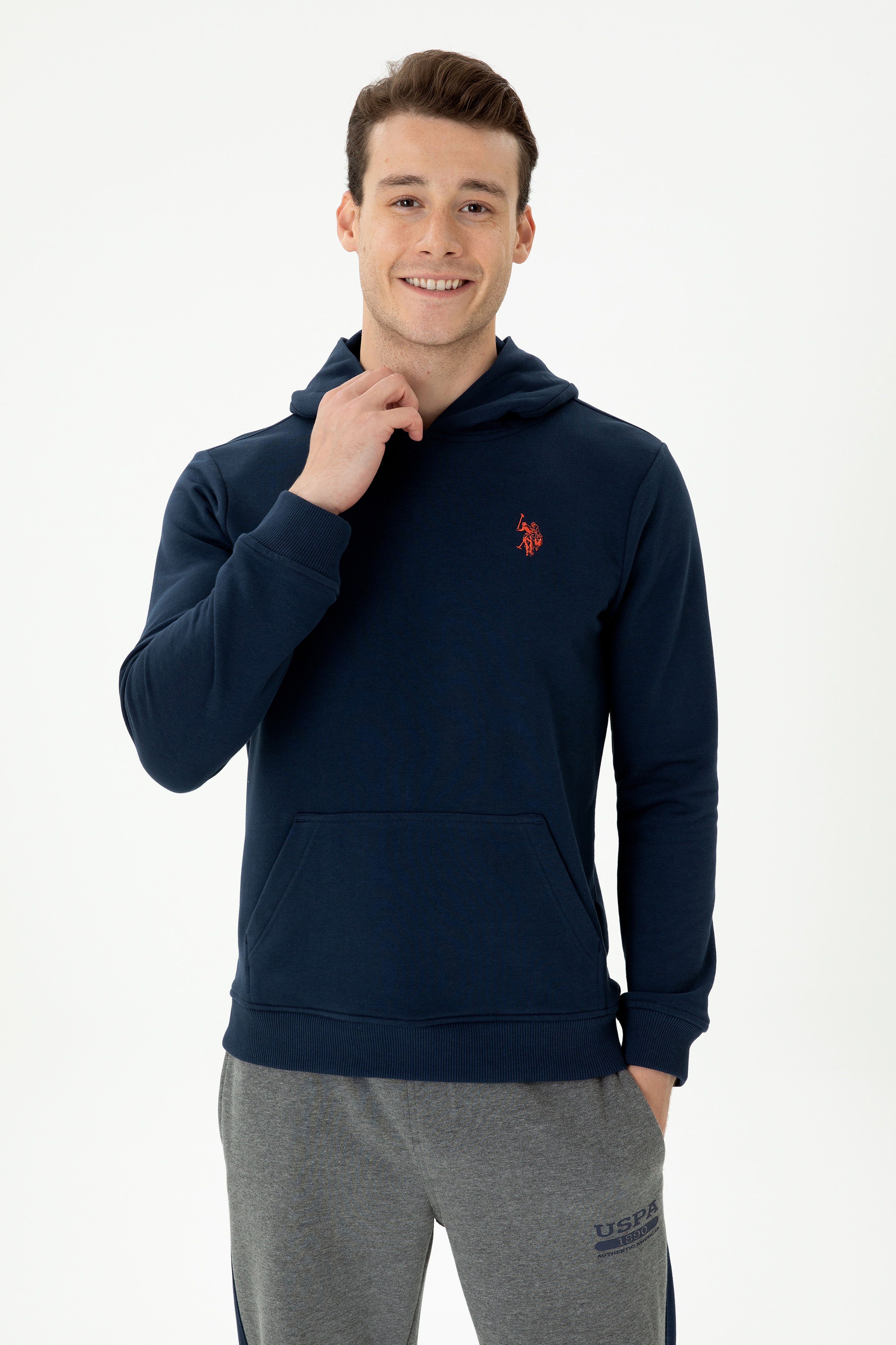 Erkek Lacivert Sweatshirt - Image 3