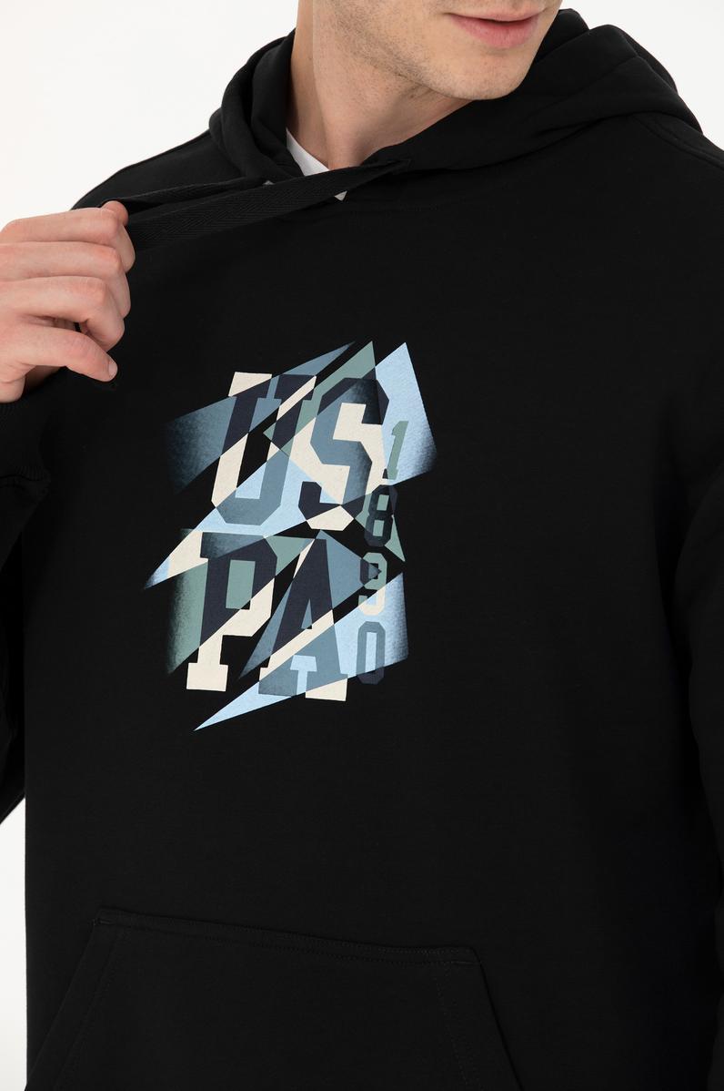 Erkek Siyah Sweatshirt