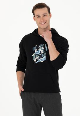 Erkek Siyah Sweatshirt - 50274056023