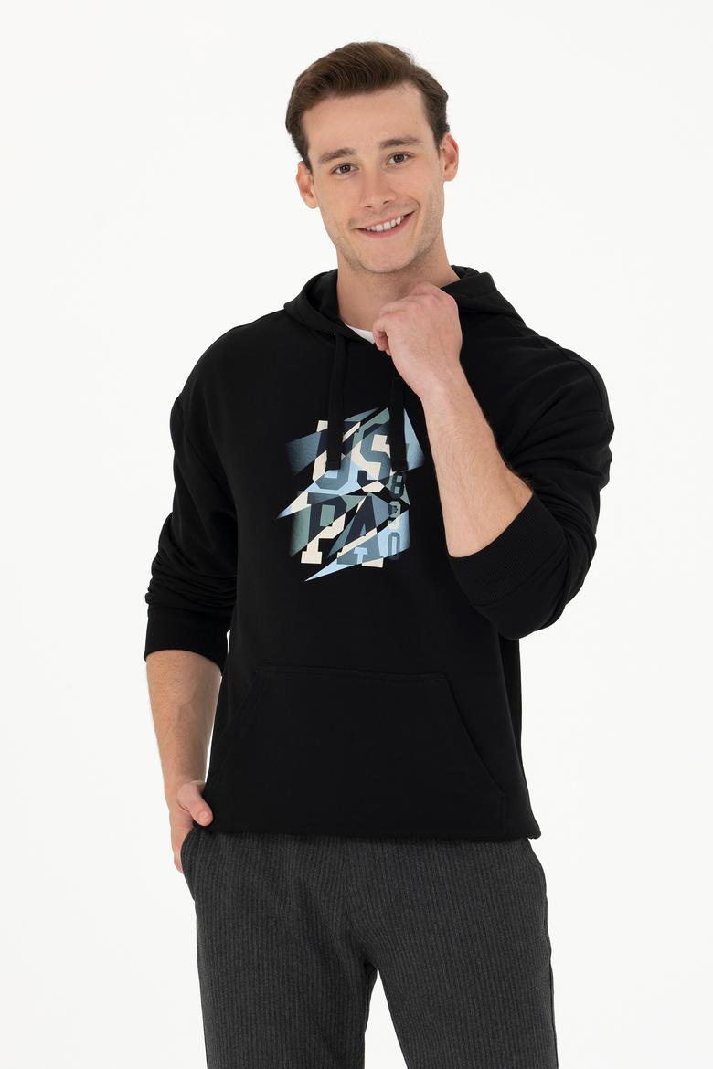 Erkek Siyah Sweatshirt