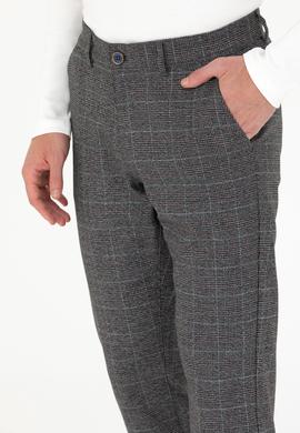 Erkek Gri Kanvas Pantolon - 50276192065
