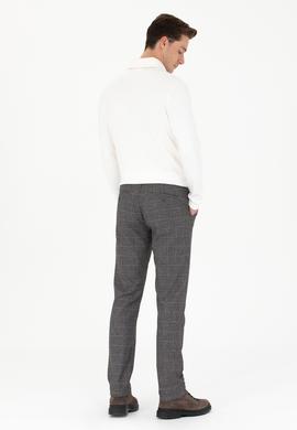 Erkek Gri Kanvas Pantolon - 50276192065