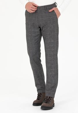 Erkek Gri Kanvas Pantolon - 50276192065