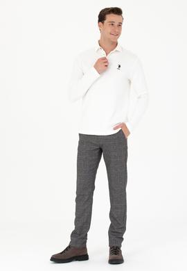 Erkek Gri Kanvas Pantolon - 50276192065