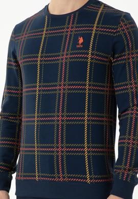 Erkek Lacivert Sweatshirt - 50270873006