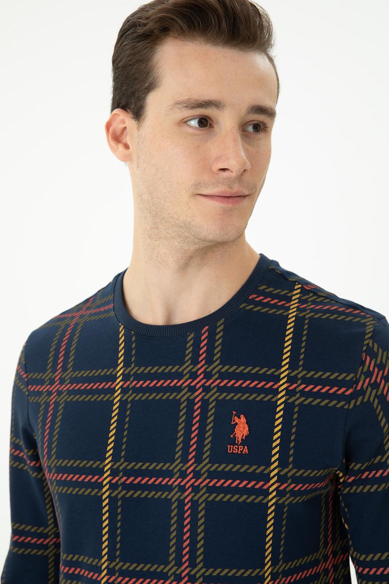 Erkek Lacivert Sweatshirt - 50270873006