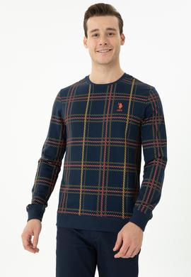 Erkek Lacivert Sweatshirt - 50270873006