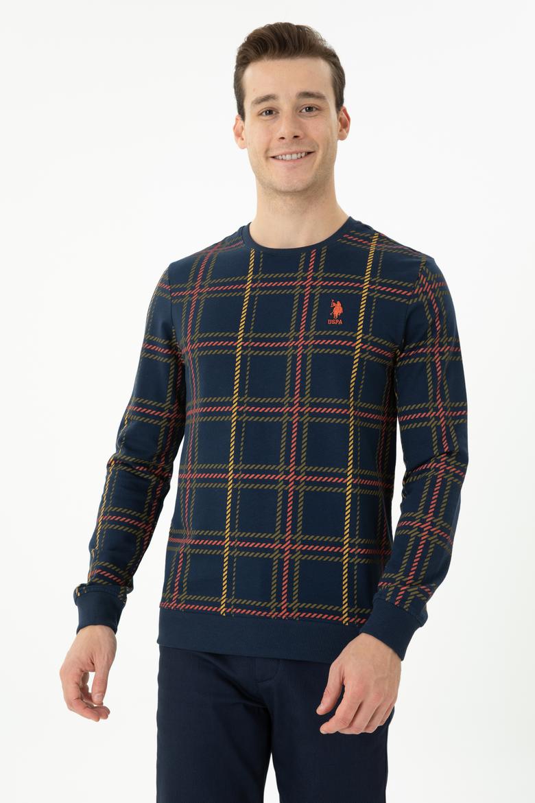 Erkek Lacivert Sweatshirt - 50270873006