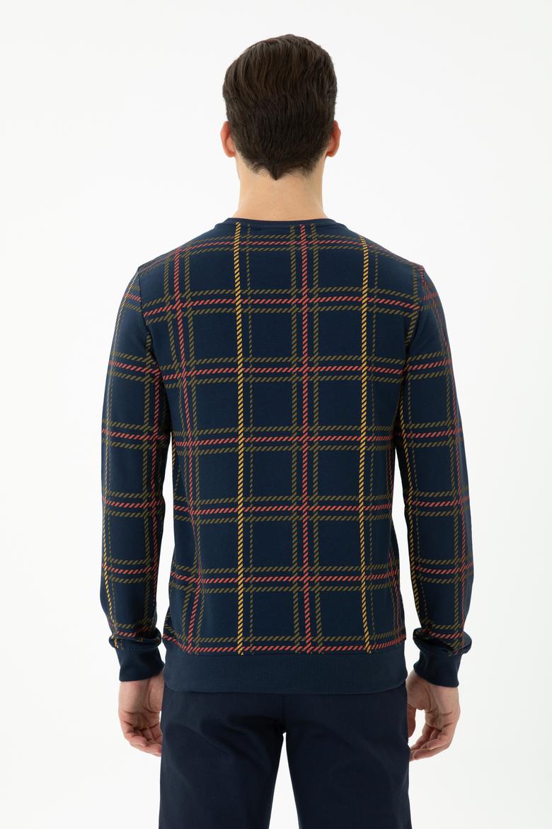 Erkek Lacivert Sweatshirt - 50270873006