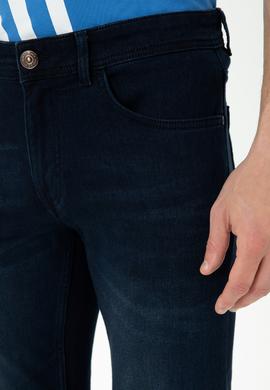Erkek Koyu Mavi Jean Pantolon - 50272577038
