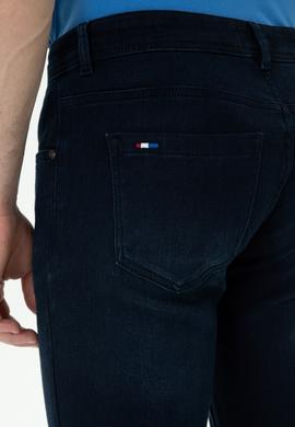 Erkek Koyu Mavi Jean Pantolon - 50272577038