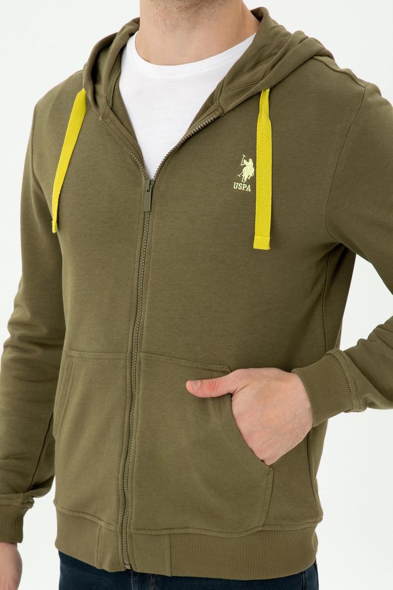 Erkek Haki Örme Hırka - 50274032018