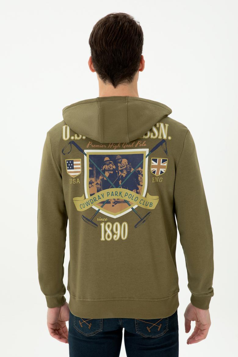 Erkek Haki Örme Hırka - 50274032018