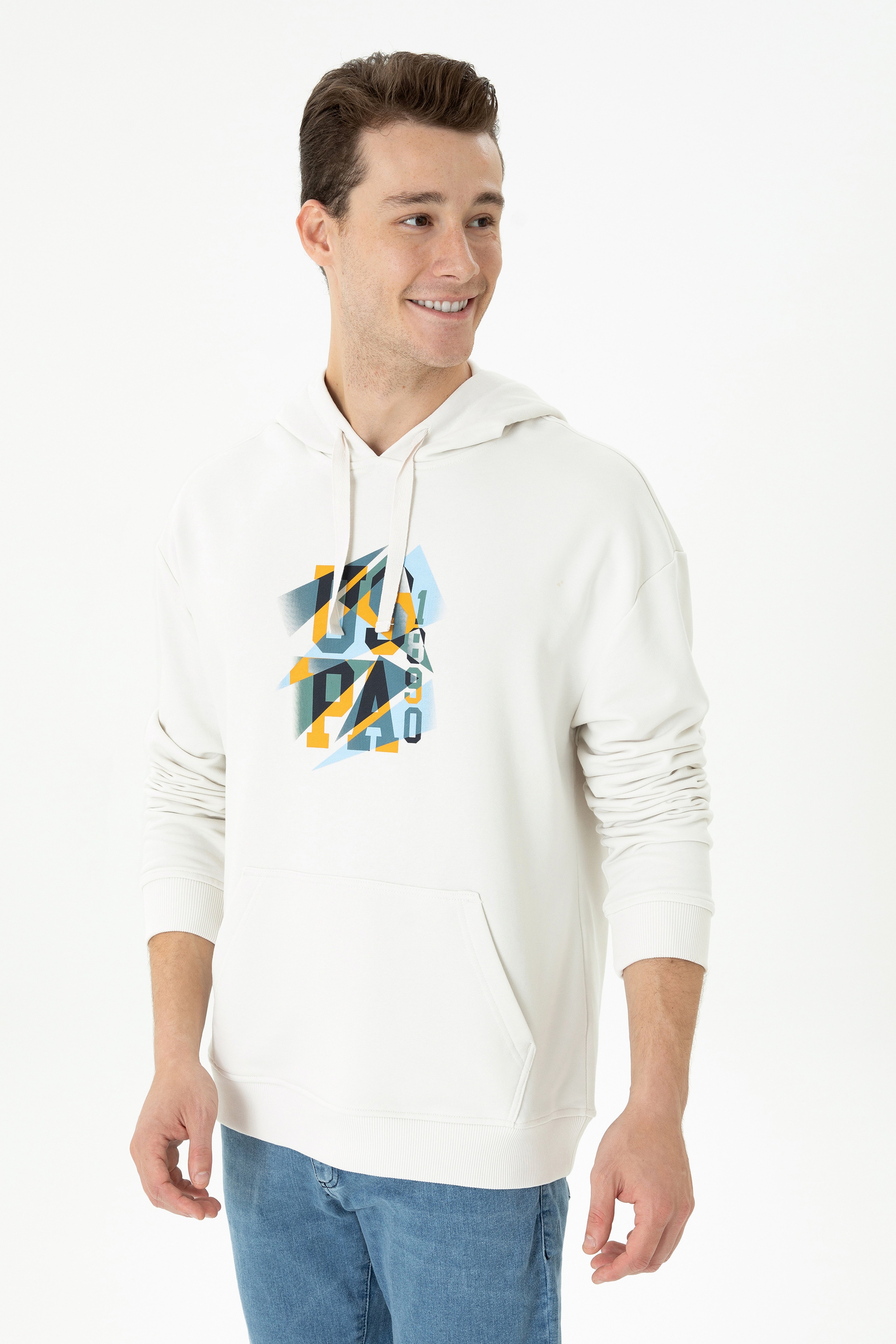 Erkek Taş Sweatshirt - Image 3